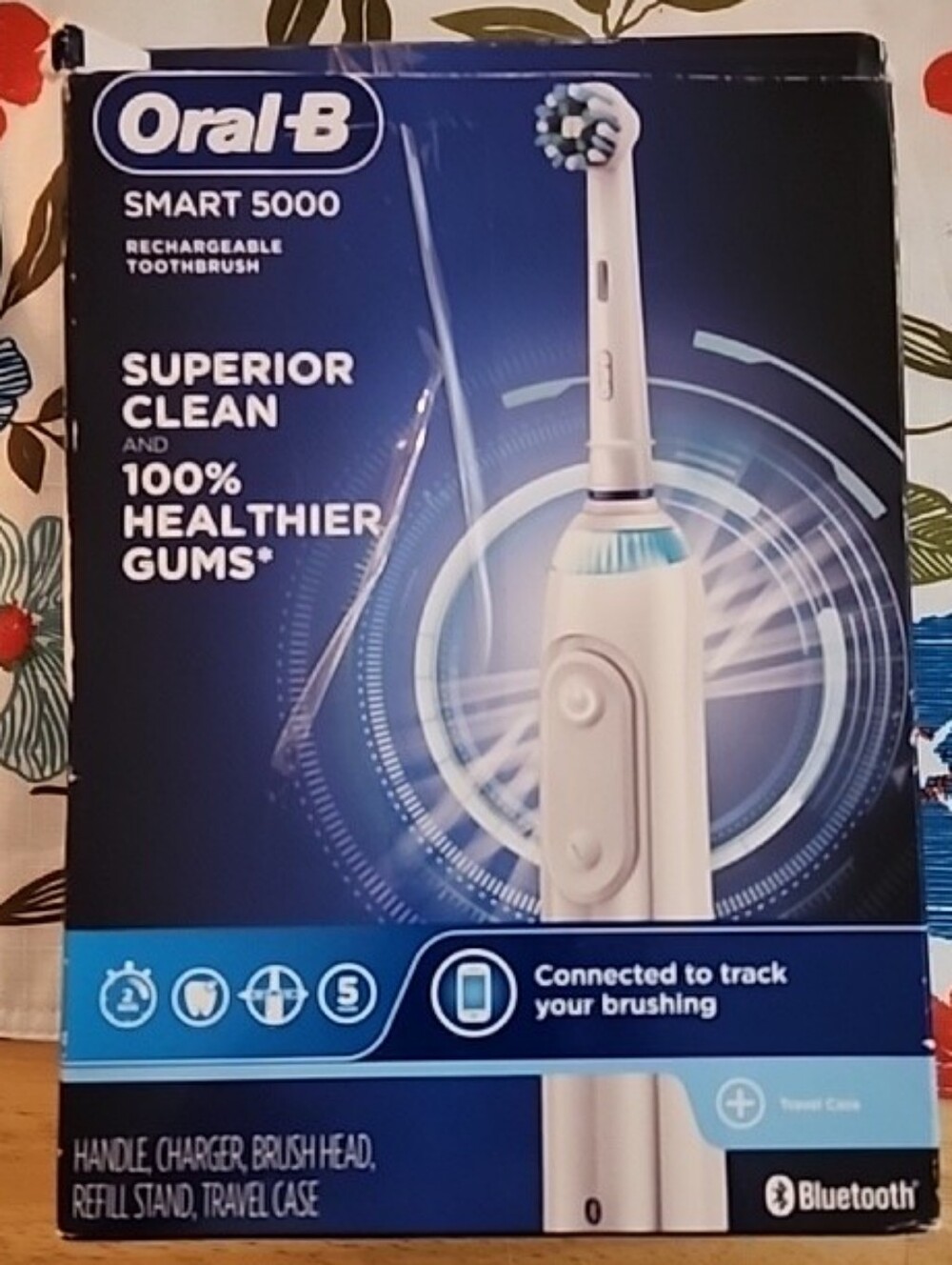 Oral-B Pro 5000 Smartseries Power Rechargeable Electric Toothbrush Open Box New